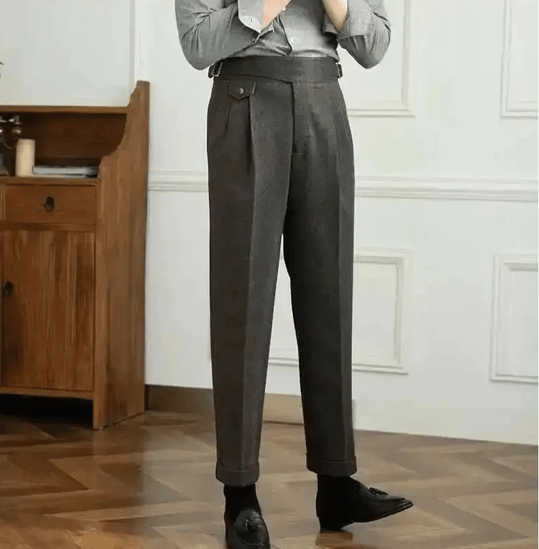 Pantalones Rectos Old Money de Otoño
