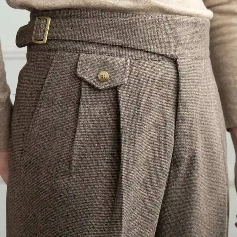 Pantalones Rectos Old Money de Otoño