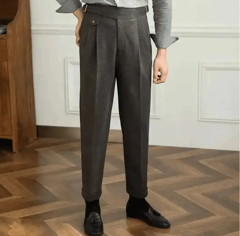 Pantalones Rectos Old Money de Otoño