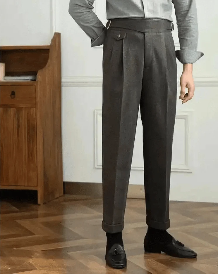 Pantalones Rectos Old Money de Otoño