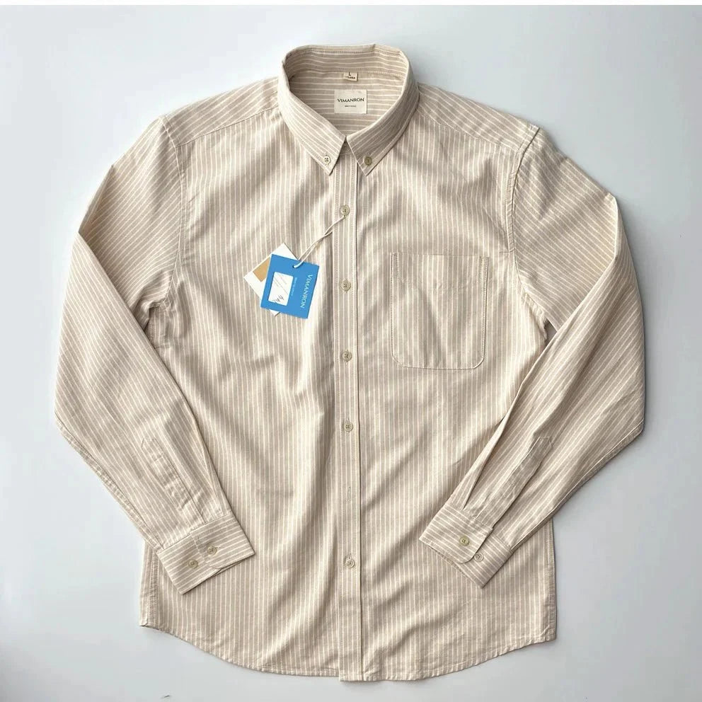 Camisa de Oficina Oxford a Rayas