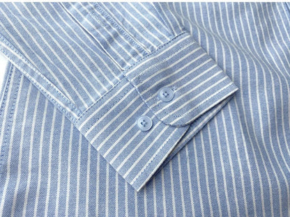 Camisa de Oficina Oxford a Rayas