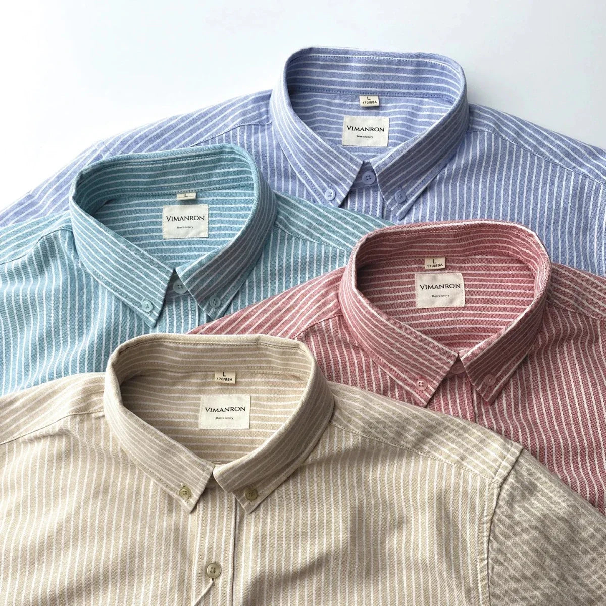 Camisa de Oficina Oxford a Rayas