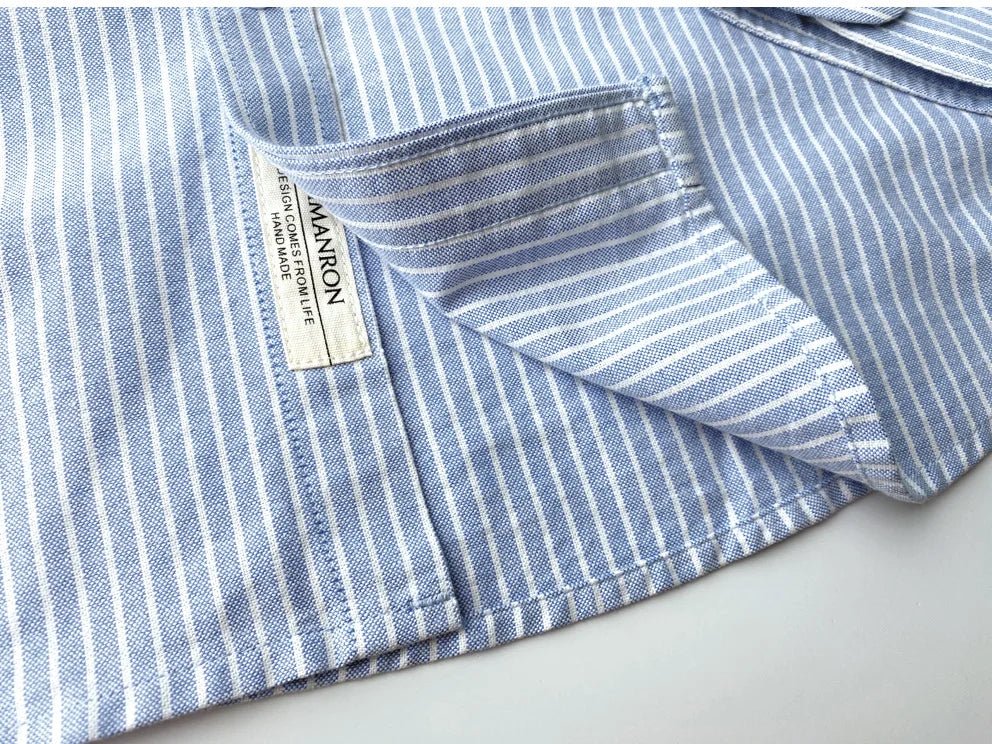 Camisa de Oficina Oxford a Rayas