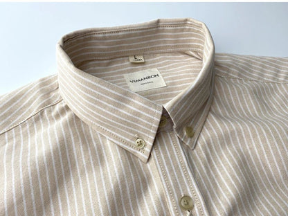 Camisa de Oficina Oxford a Rayas