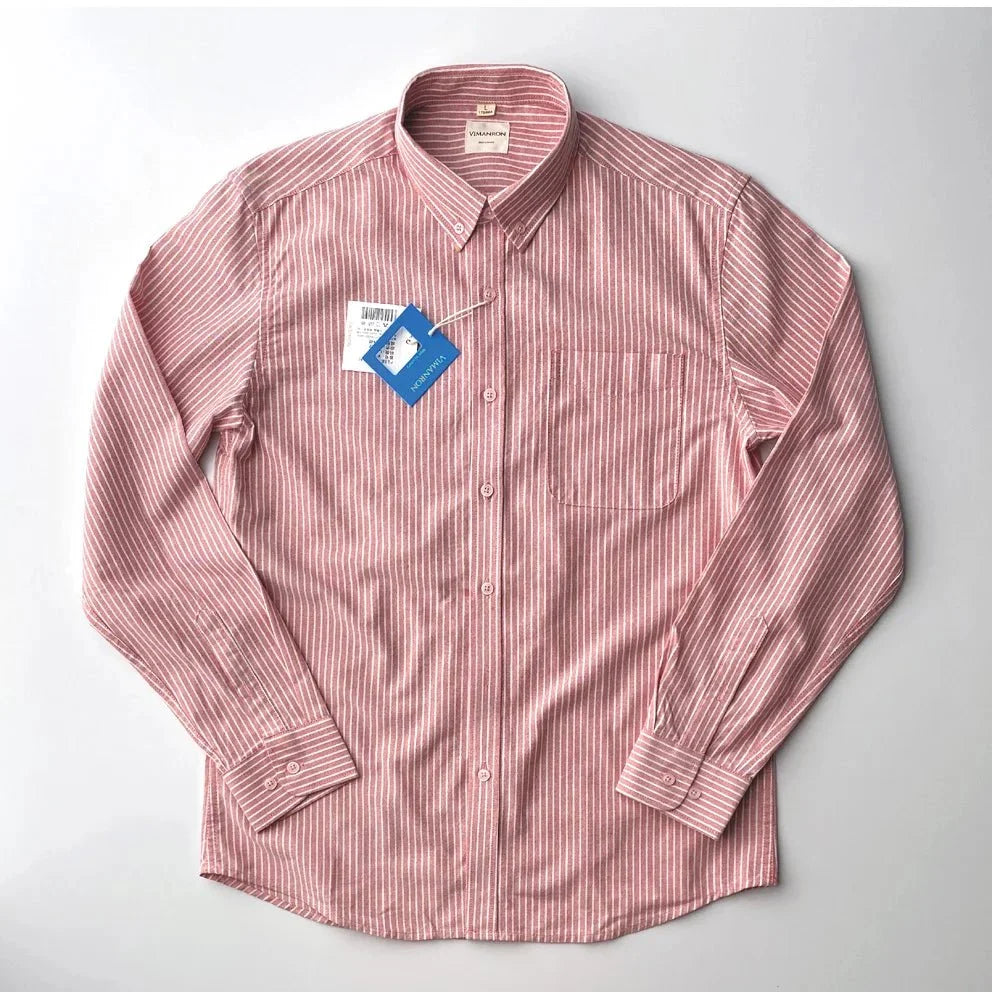 Camisa de Oficina Oxford a Rayas