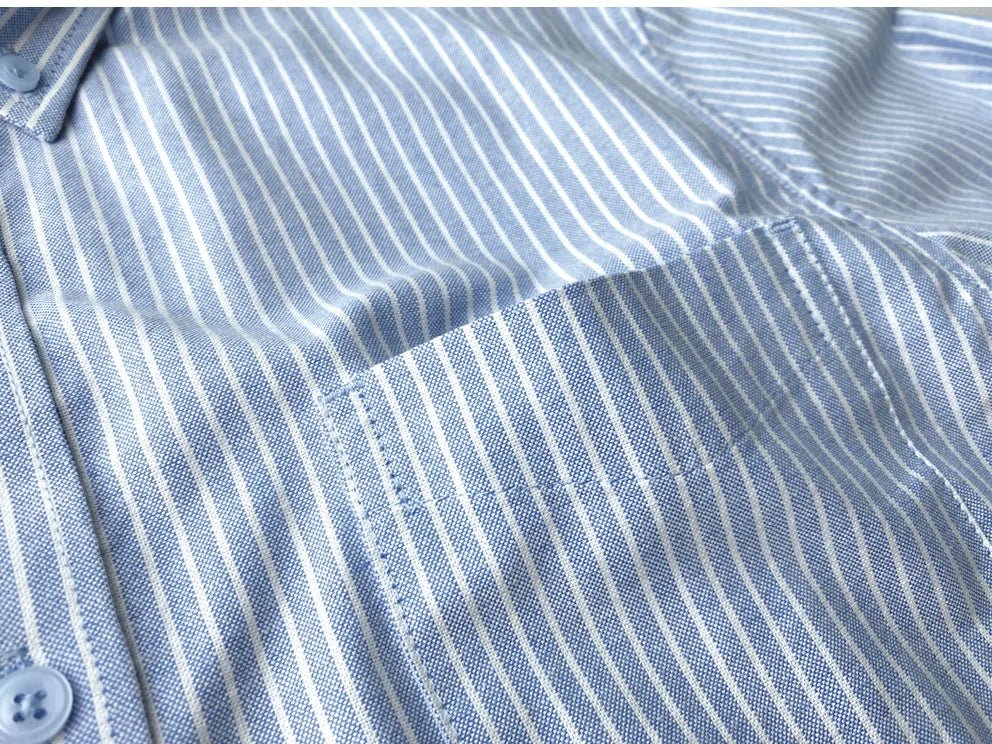 Camisa de Oficina Oxford a Rayas
