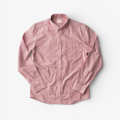 Camisa de Oficina Oxford a Rayas
