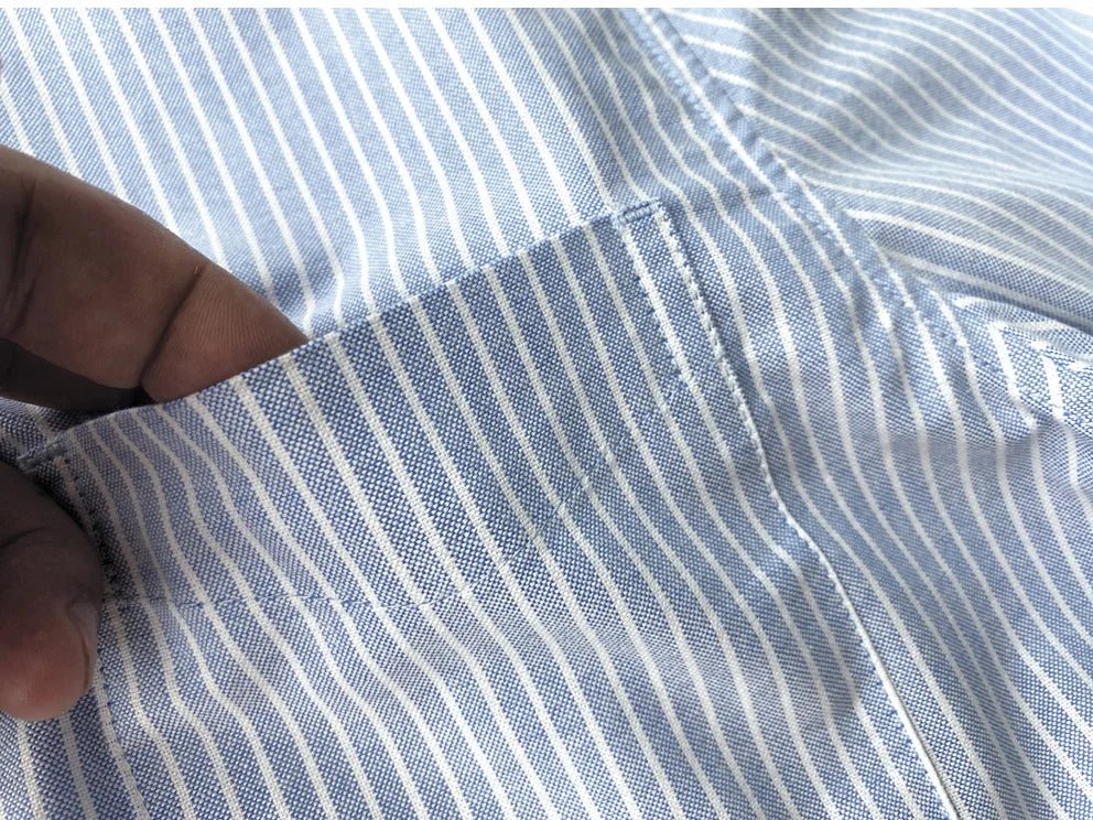 Camisa de Oficina Oxford a Rayas
