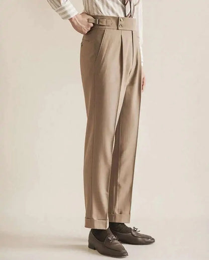 Pantalones de Vestir Slim con Hebilla Paris