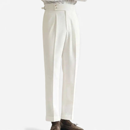 Pantalones de Vestir Slim con Hebilla Paris