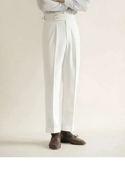 Pantalones de Vestir Slim con Hebilla Paris
