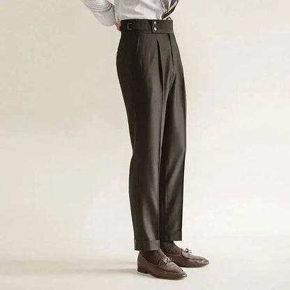 Pantalones de Vestir Slim con Hebilla Paris