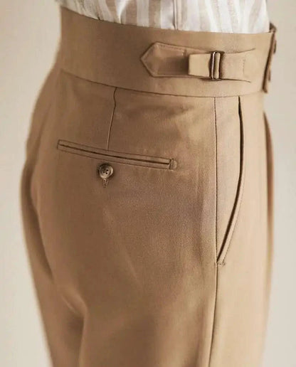 Pantalones de Vestir Slim con Hebilla Paris