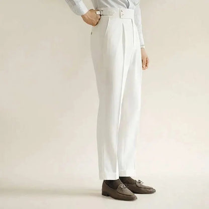 Pantalones de Vestir Slim con Hebilla Paris