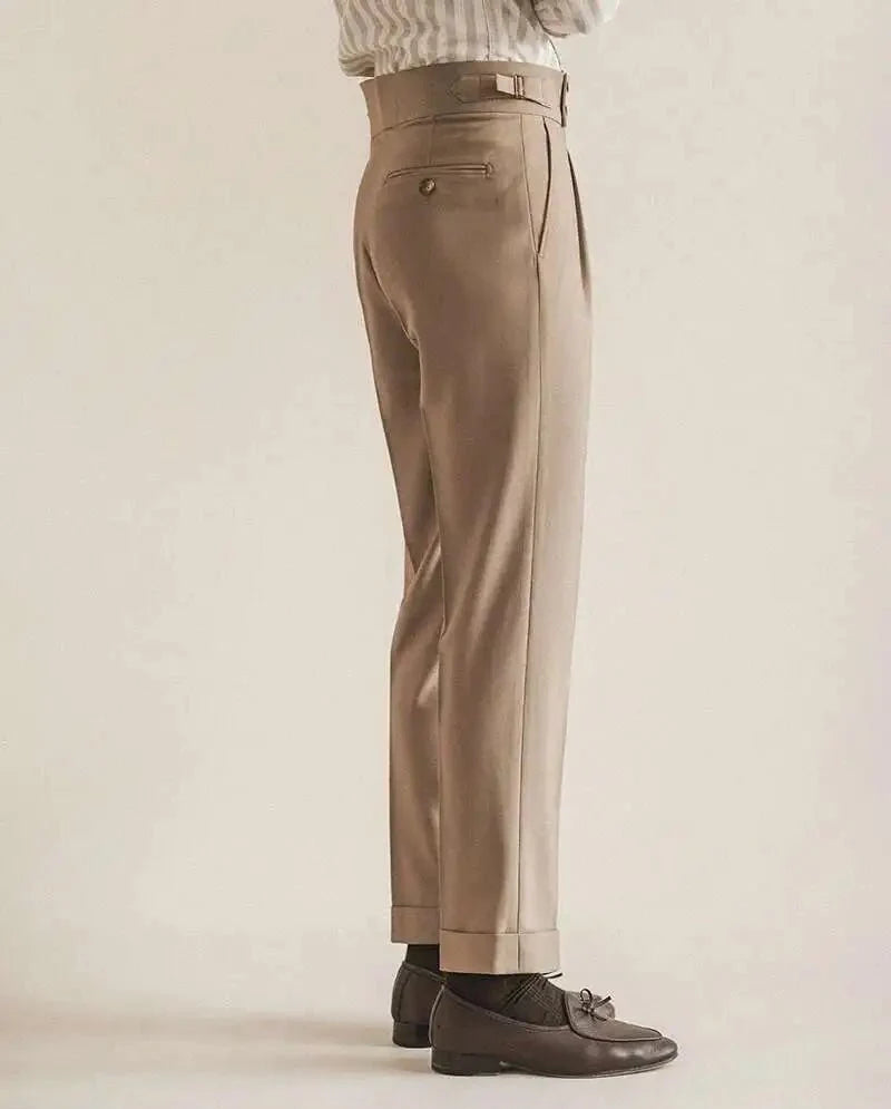 Pantalones de Vestir Slim con Hebilla Paris