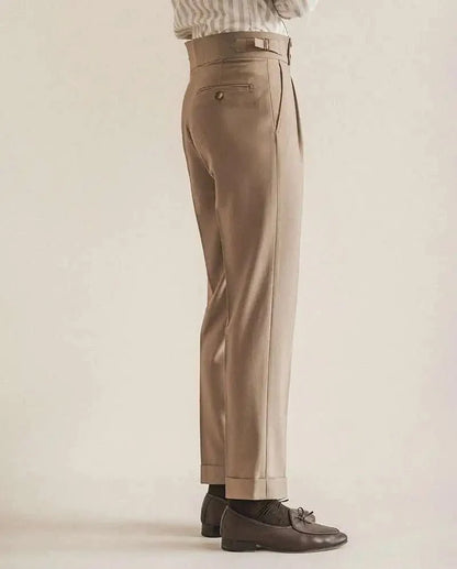 Pantalones de Vestir Slim con Hebilla Paris