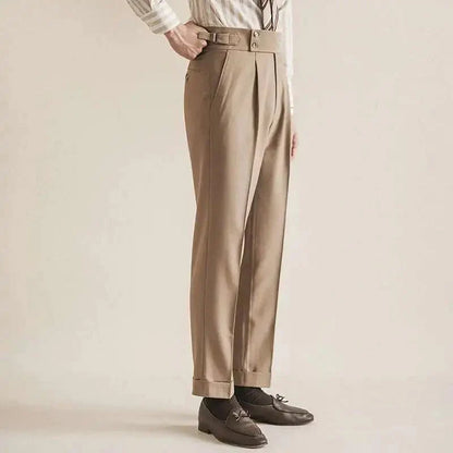 Pantalones de Vestir Slim con Hebilla Paris