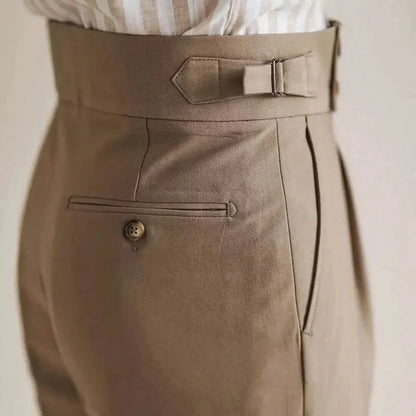 Pantalones de Vestir Slim con Hebilla Paris