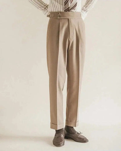 Pantalones de Vestir Slim con Hebilla Paris