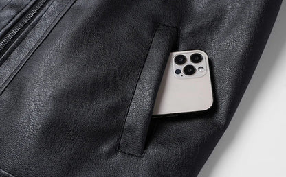 Chaqueta de Cuero Sintético Paris