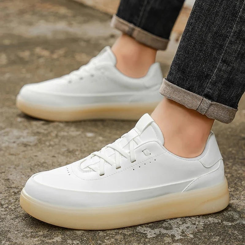 Zapatos de Cuero Genuino con Suela