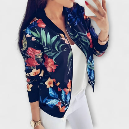 Kaelin - Chaqueta bomber elegante con estampado floral