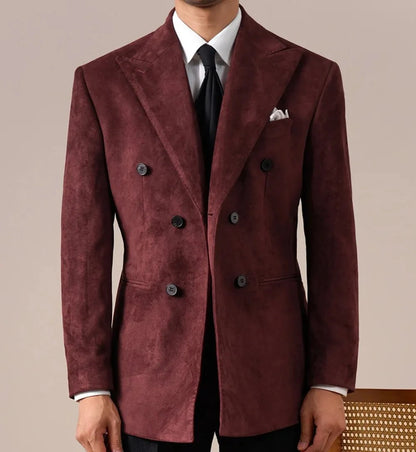 Blazer de Ante con Solapa en Pico