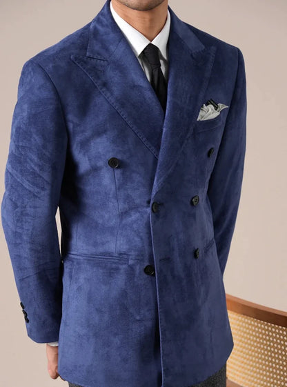 Blazer de Ante con Solapa en Pico