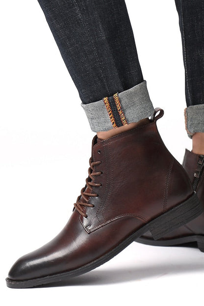 Botas John - Cuero Autentico Vintage para Hombre