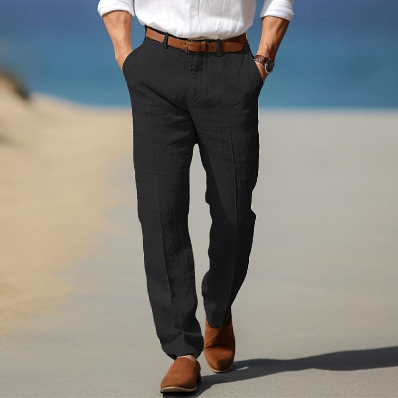 | PANTALON HOMME LUXE EN LIN PREMIUM