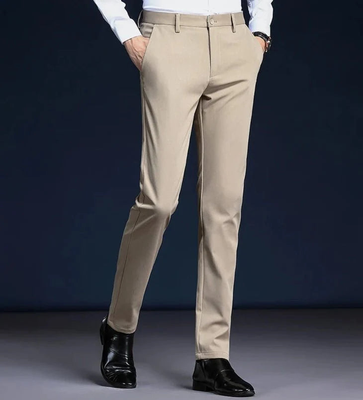 Pantalones de Negocios Corte Regular