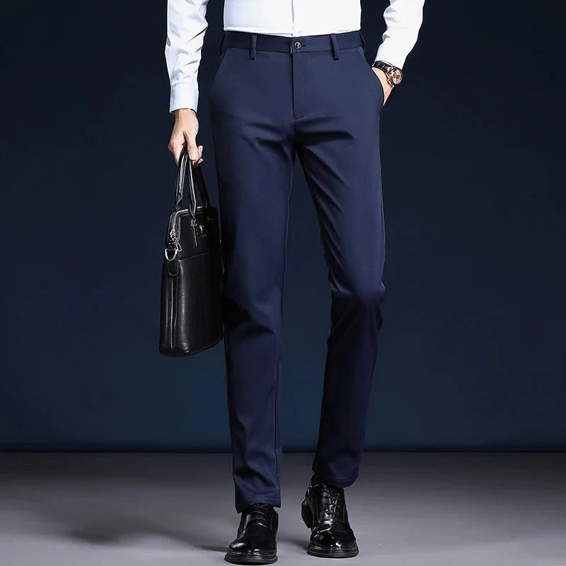 Pantalones de Negocios Corte Regular