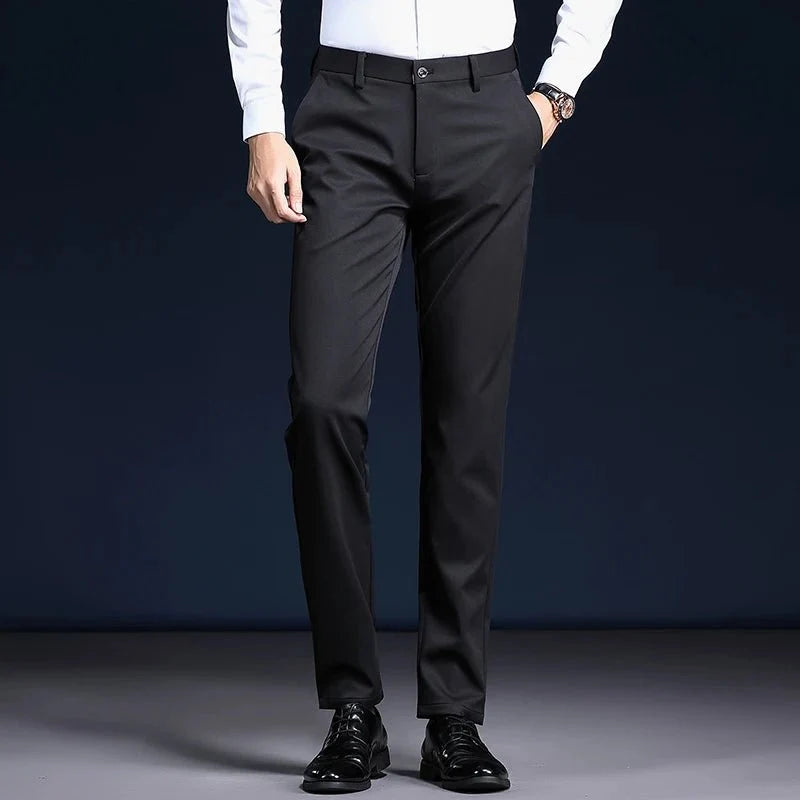 Pantalones de Negocios Corte Regular