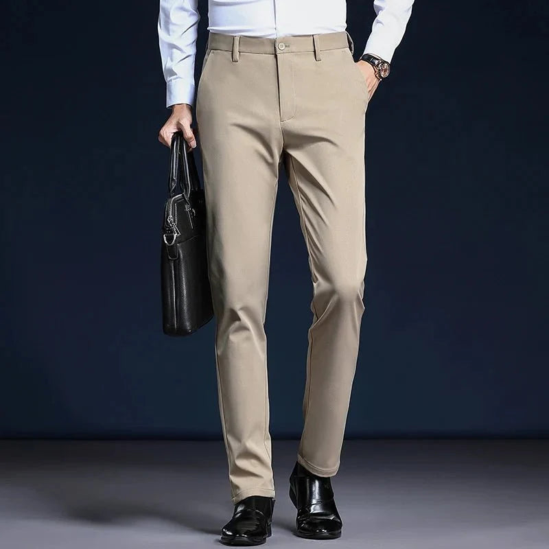 Pantalones de Negocios Corte Regular