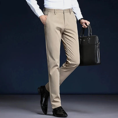 Pantalones de Negocios Corte Regular