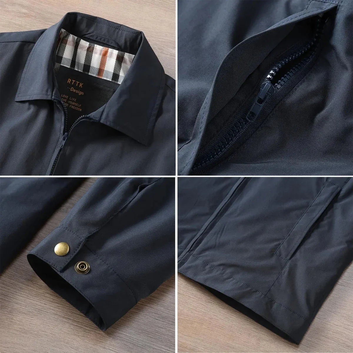 Chaqueta Casual de Negocios Retro