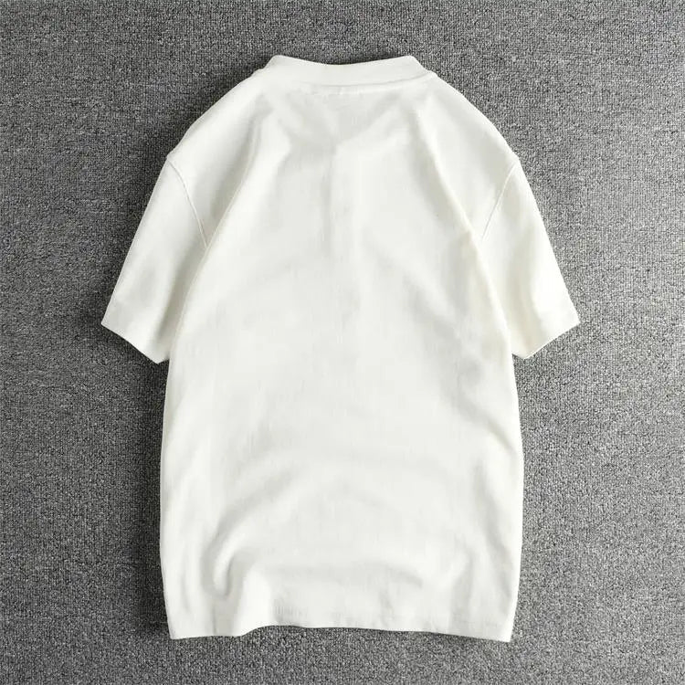 Camiseta de Algodón Retro Urbana