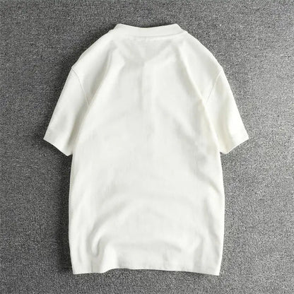 Camiseta de Algodón Retro Urbana