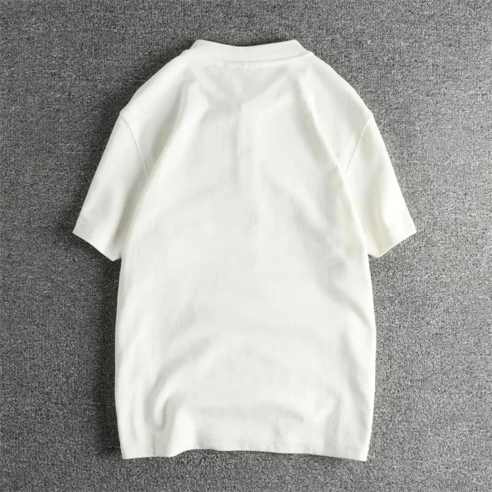 Camiseta de Algodón Retro Urbana