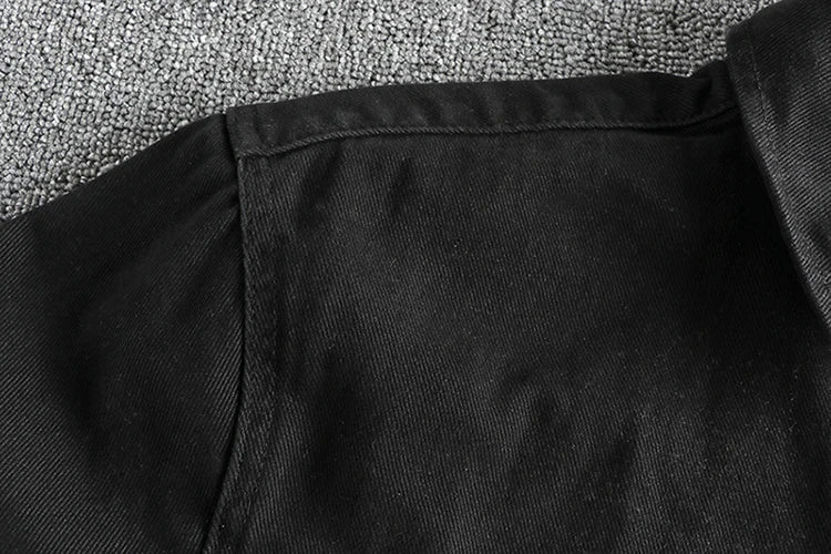 Camisa de Manga Larga Cargo Retro Gruesa