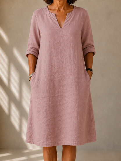 | Robe Fluide Cope Trapèze Martine