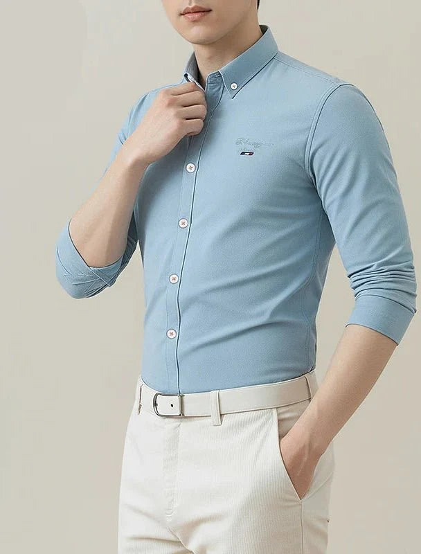 Camisa de Oficina Clásica Santorini