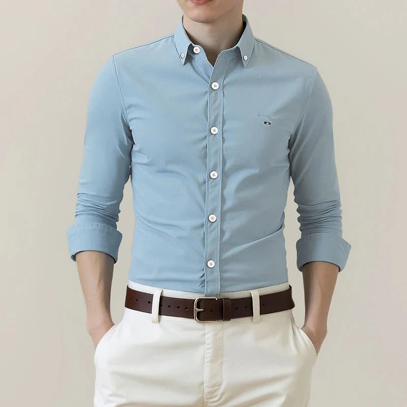 Camisa de Oficina Clásica Santorini