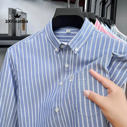 Camisa Clásica a Rayas Santorini