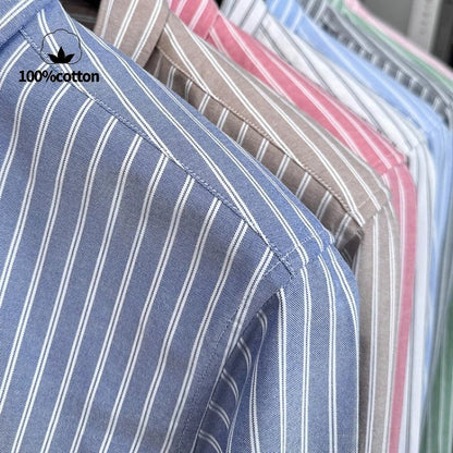 Camisa Clásica a Rayas Santorini