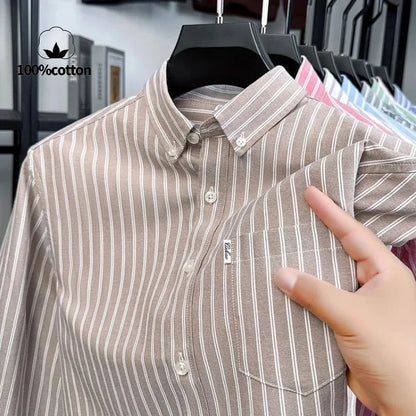 Camisa Clásica a Rayas Santorini