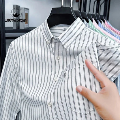 Camisa Clásica a Rayas Santorini