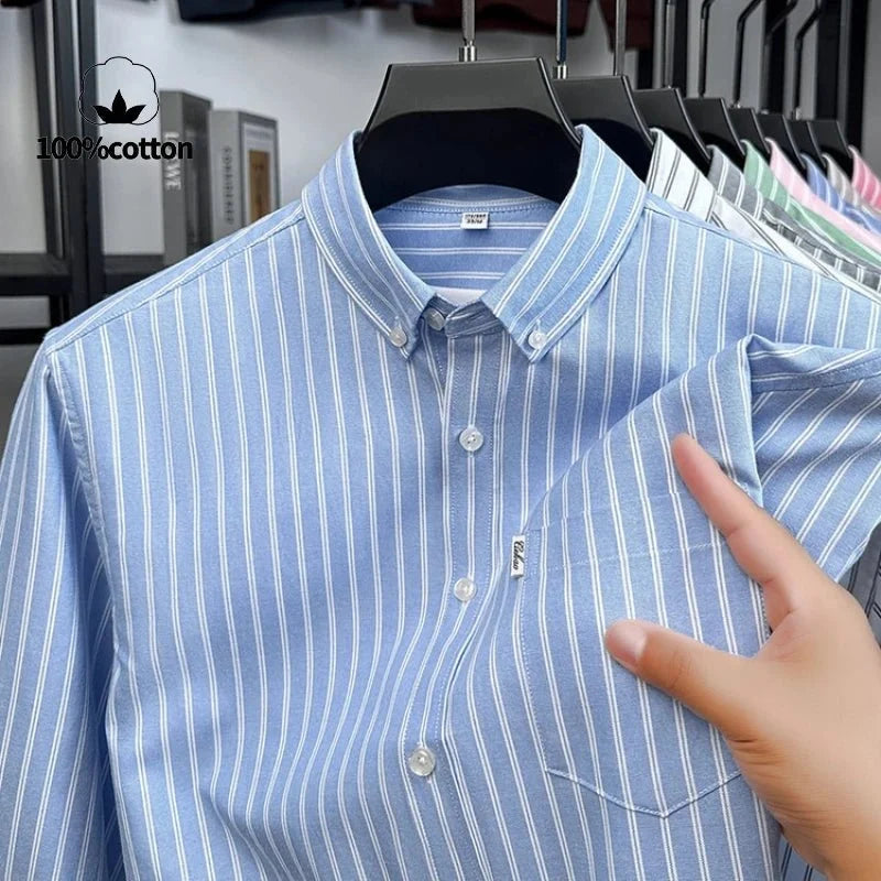 Camisa Clásica a Rayas Santorini