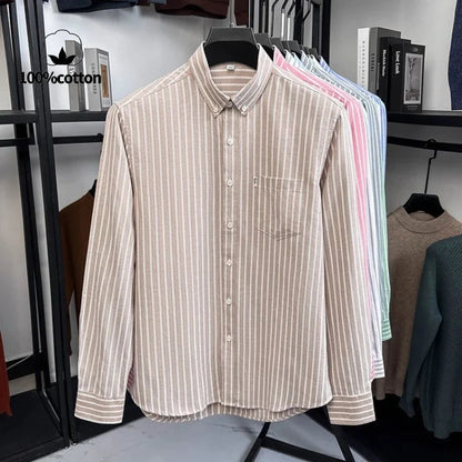 Camisa Clásica a Rayas Santorini
